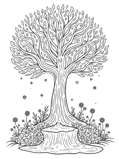 Seasons of a Whimsical Tree