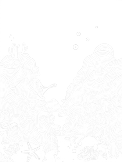 Underwater Wonderland with Dolphins and Coral