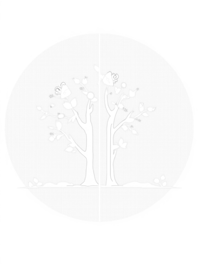 Seasonal Tree with Spring, Summer, Autumn, and Winter