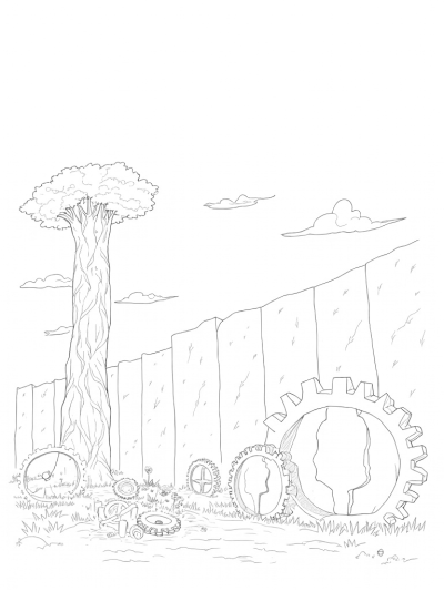 Colossal Gears and a Titan Mask