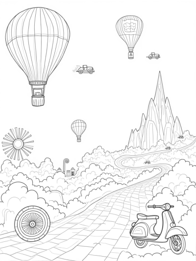 Hot Air Balloons Shaped Like Classic Cars
