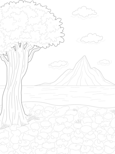 Spiraling Tree with a Winding Path