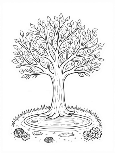 Seasons of a Whimsical Tree