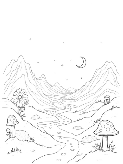 Spiral Mountains and Starry Rivers