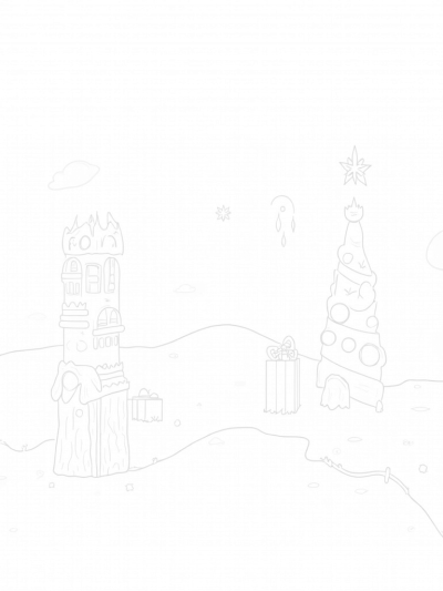 Gingerbread House Holiday Village