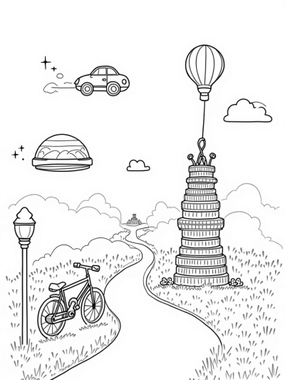 Balloons, Bicycles, and a Rooftop Garden