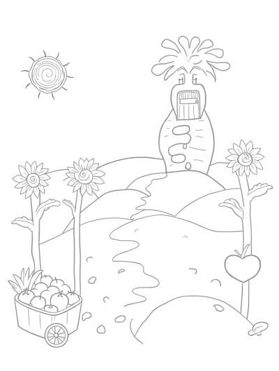 Giant Vegetables and a Cozy Treehouse on the Farm