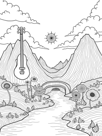 Musical Mountains and Colorful Clouds