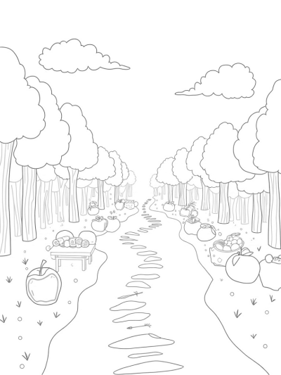 Giant Fruit Trees and a Cheesy Picnic Table