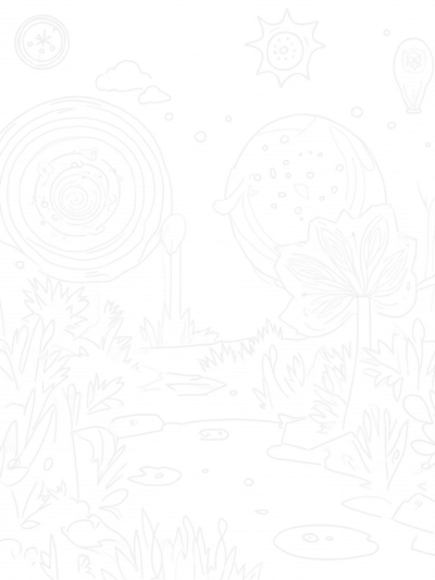 Cosmic Garden of Floating Mandalas