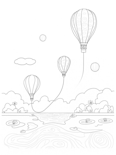Floating Circles and a Tranquil Pond