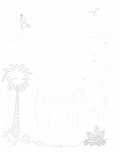 Brachiosaurus in a Lush Prehistoric Jungle