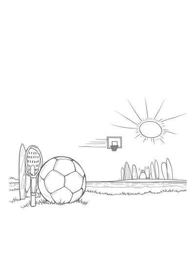 Gigantic Soccer Ball Sports Arena