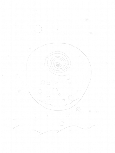 Cosmic Whirlpool of Vibrant Circles