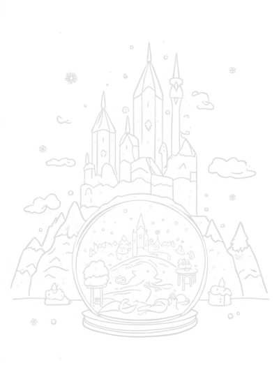 Shimmering Ice Palace and Snow Globe Wonderland