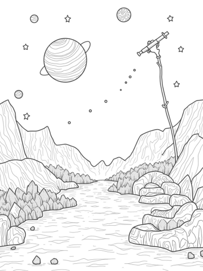 Celestial Garden on an Asteroid