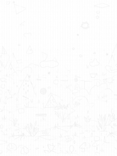 Floating Triangular Islands with Geometric Flowers