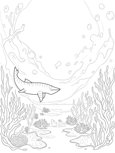 Underwater Symphony with Shark and Coral Instruments