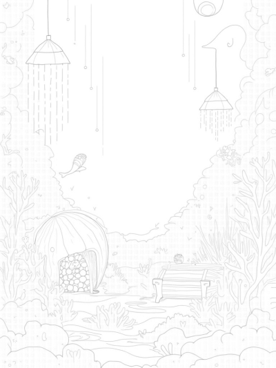 Underwater City of Coral and Sea Glass