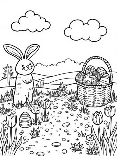 Oversized Eggs and a Cozy Carrot Burrow