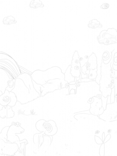 Pastel Ponies in a Candy Cloud Meadow