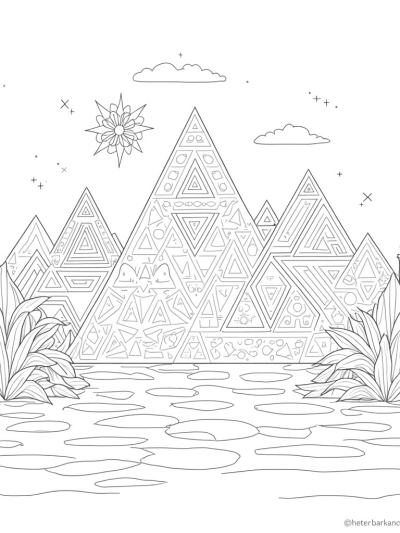 Floating Triangles and a Reflective Lake