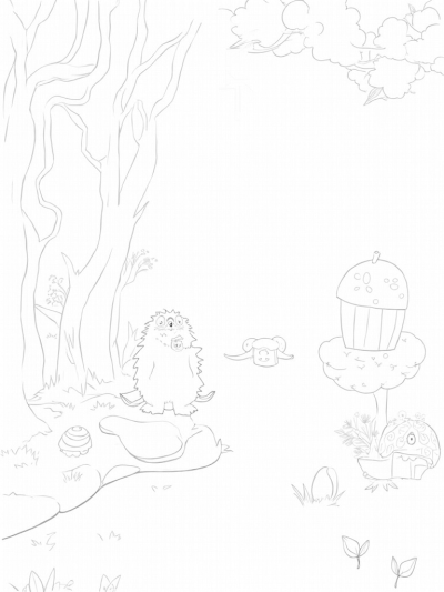 Enchanted Forest with Gruffalo and Mushroom Village