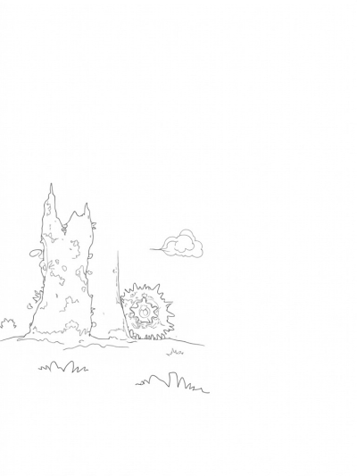 The Forgotten Wall with Giant Gears and Mystical Wings