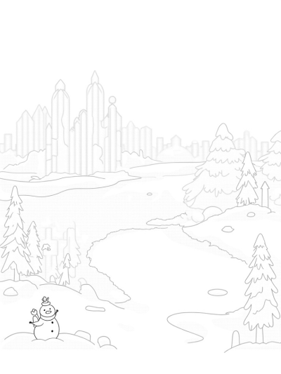 Majestic Ice Castles and a Cozy Snowman