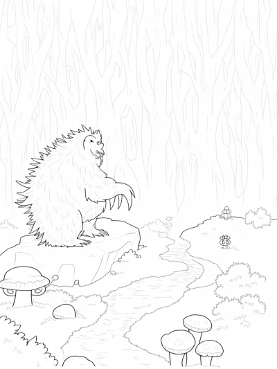 Gruffalo in an Enchanted Forest