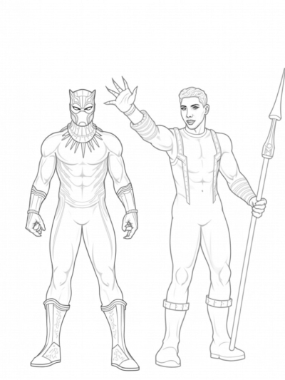 Black Panther vs. Killmonger Showdown