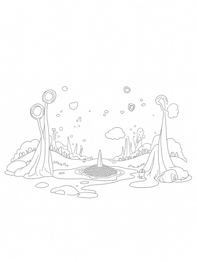 Boba Tea Garden Wonderland