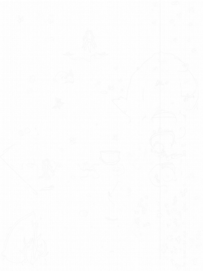 Giant Shark with Coral Crown and Treasure