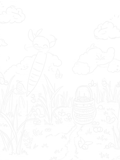 Garden of Colorful Eggs and Jellybeans