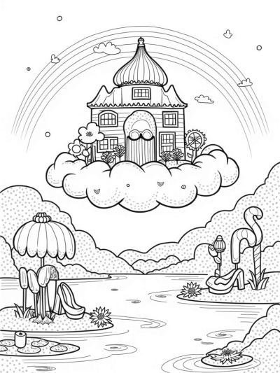Dreamhouse on Cotton Candy Cloud