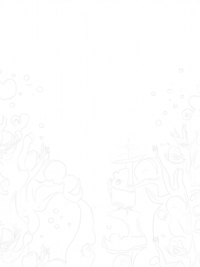 Underwater Garden with Coral and Jellyfish