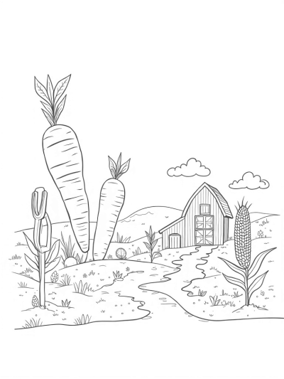 Giant Vegetables and a Watermelon Barn