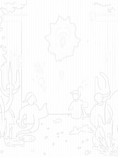 Dolphins Dancing Under the Coral Chandelier