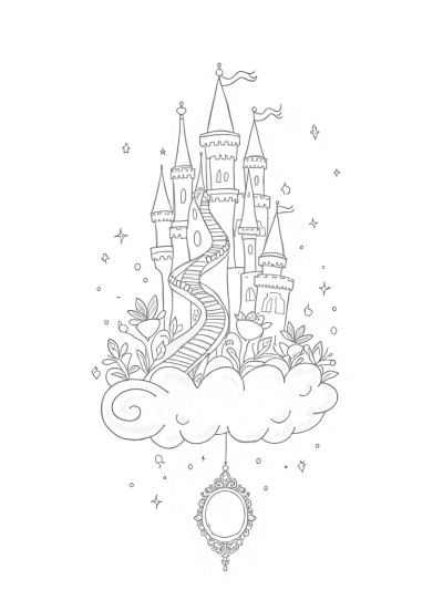 Floating Castle Among the Clouds