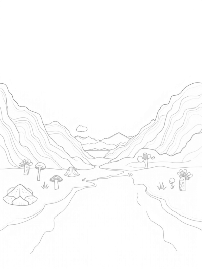 Candy Cane Rock Formations and Giant Mushrooms