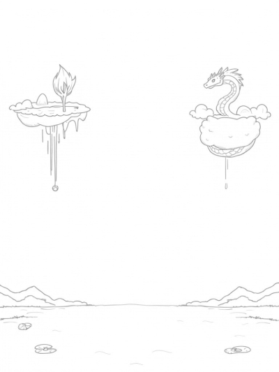 Floating Islands and a Crystalline Dragon