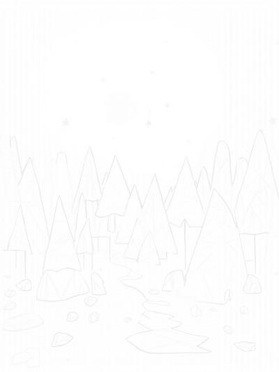 Geometric Forest with Triangles and Crystals