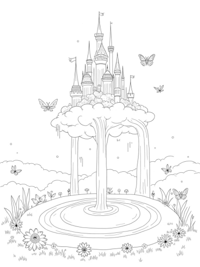 Enchanted Castle on a Cloud