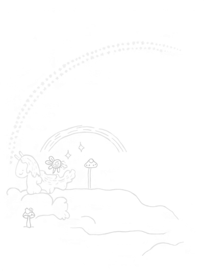 Giant Colorful Ponies Grazing on Cotton Candy Clouds