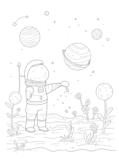 Cosmic Garden of Planets and Stars