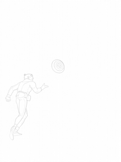 Captain America and Black Widow in Action