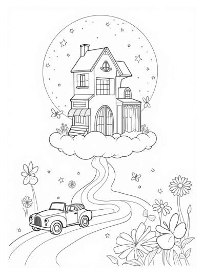 Dreamhouse in the Clouds with Fashion Closet