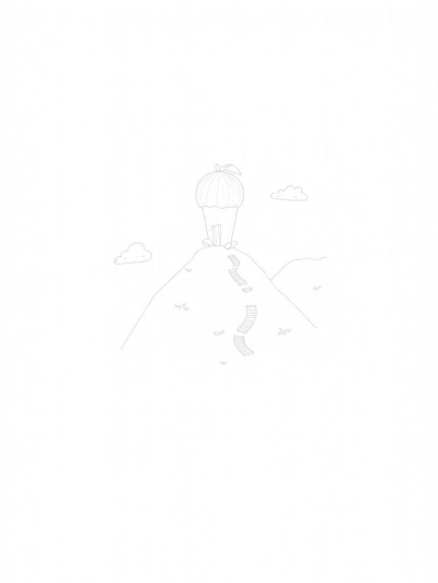 Giant Fruits and Sweet Treats Landscape