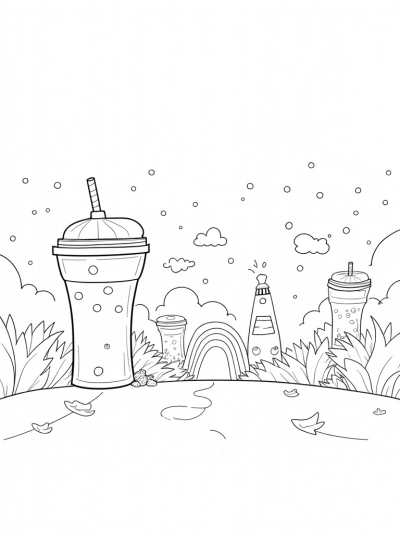 Boba Tea Garden Delight