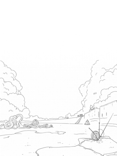 Colossal Wall with Titan Shadows